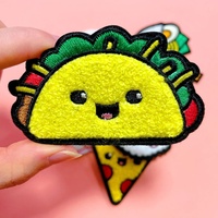 Patch brodé personnalisé pour chapeau, motif anime, lettres, en caoutchouc, cuir tissé, PVC, thermocollant, broderie chenille