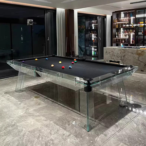 Mesa de <span class=keywords><strong>Billar</strong></span> de Vidrio Personalizada de Alta Calidad, Diseño de Lujo para Interiores y Exteriores, Moderna y de Alta Gama, 9 pies - Product Image 4