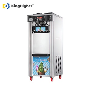 Máquina de helado de servicio suave de 3 <span class=keywords><strong>sabores</strong></span> comercial de alta calidad, máquina de helado eléctrica profesional de pie para negocios - Product Image 5