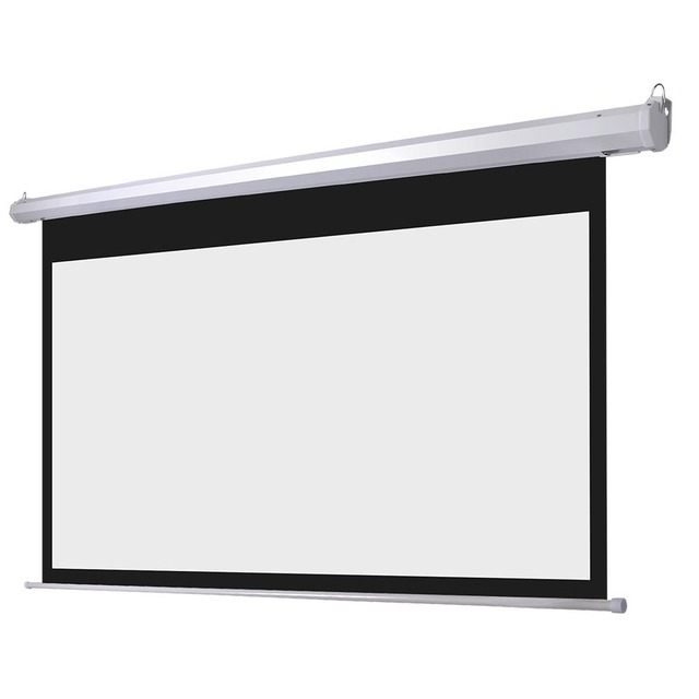 Factory Wholesale Price Wall Ceiling Mounted Electric Projector Screen High Quality Matte White Motorized Screen for Projector