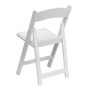 Sedia pieghevole in resina bianca imbottita da giardino per bambini di alta qualità - Product Image 5
