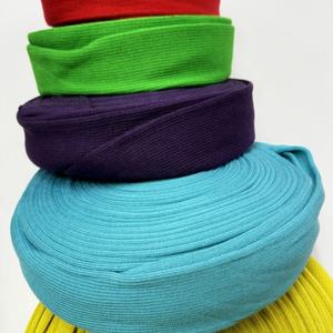 Aksesori pakaian manset rajut, aksesori kain manset akrilik ramah kulit tabung - Product Image 5