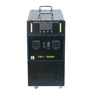 Portable 2000Wh batterie au lithium centrale solaire alimentation de <span class=keywords><strong>camping</strong></span> de voiture d'urgence avec lampe de poche équipée panneaux solaires - Product Image 2