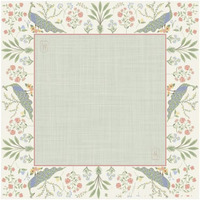 Tapis de Mahjong Floral de Luxe Imperméable Enroulable Fabriqué à la Machine Style Américain Écologique Durable Nappe de Jeu de Mahjong Royal