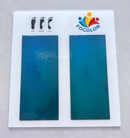 Coussinets de pied de pression de pied de 12 couleurs pour feuille de cristal liquide