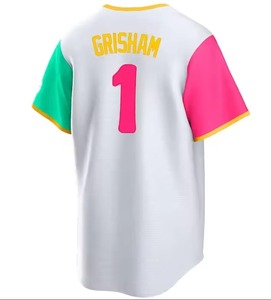 Unisex Adult <b>Baseball</b> Softball Jersey Custom Made Streetwear Set Heat-Transfer Printing Breathable 260gsm Interlock Quick Dry - Product Image 5