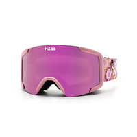 Masques de snowboard anti-buée pour enfants, lunettes de ski, lunettes de protection, avec sangle personnalisée de marque, taille enfant
