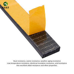 Telaio della porta impermeabile di alta qualità quadrato e rettangolare Auto durevole striscia di tenuta in gomma automobilistica - Product Image 4