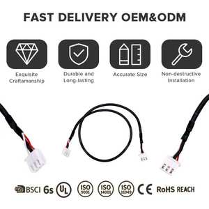 컴팩트 IoT 배선 하네스(RS232 케이블 어댑터 보드 포함) - 컴퓨터, 오토바이, 산업 통신용 (PBT 절연) - Product Image 4