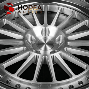 Rines de Aleación Forjados Personalizados de 2 Piezas para Vehículos JDM Toyota Nissan Honda Retro Tuning, Borde Pulido y Cepillado para BMW <span class=keywords><strong>Mercedes</strong></span> Audi - Product Image 2
