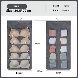 Đồ lót lưu trữ túi đa chức năng hai mặt Treo Tường Gắn 24 túi vải không dệt sock & đồ lót tổ chức - Product Image 6