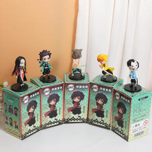 12 unids/set Anime <span class=keywords><strong>Demon</strong></span> <span class=keywords><strong>Slayer</strong></span>: Kimetsu No Yaiba PVC figuras de acción de juguete - Product Image 4