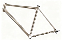 Cadre de vélo en titane premium GR9 Gravel/Montagne Route Léger Résistant à la corrosion Soudure de précision Usinage CNC