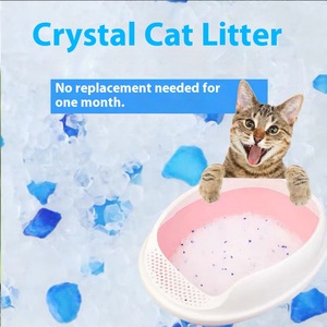 Giá rẻ Arena de gato Cristal Trọng lượng nhẹ pha lê rác mèo Arena de Cristal Para gatos pha lê khử mùi không vón mèo xả rác - Product Image 6