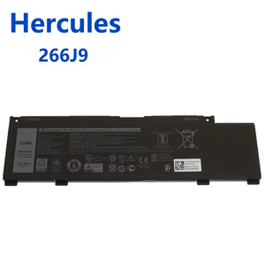 Batería Original para Portátil <span class=keywords><strong>Dell</strong></span> <span class=keywords><strong>Inspiron</strong></span> 5490 5498 G3 3500 3590 <span class=keywords><strong>G5</strong></span> 5500 5505 Series, 11.4V 51Wh 266J9 M4GWP 415CG PN1VN - Product Image 1