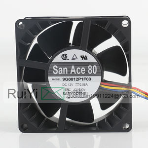 Ventilador de Refrigeración <span class=keywords><strong>Sanyo</strong></span> 0.58A 880X80X38MM 8CM para Servidor Ultramicrocase, <span class=keywords><strong>Control</strong></span> de Temperatura de Cuatro Cables, 9G0812P1F03 - Product Image 2