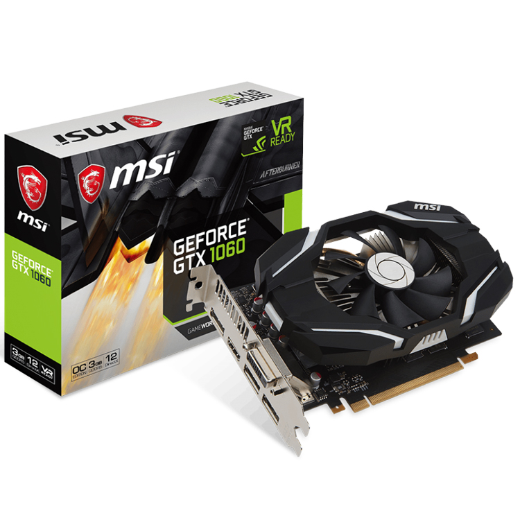 MSI GEFORCE GTX1060 AERO ITX 3GB ショートサイズ GeForce GTX 1060 AERO ITX 3G OC | MSI グラフィックボード
