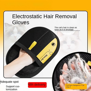 2026 Reusable Silicone <b>Pet</b> Grooming Glove Static Hair Removal <b>Brush</b> Mesh Cleaning Mitt for Cats and Dogs - Product Image 2