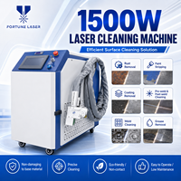 Sistema de Limpieza de Superficies con Láser de Fibra Industrial de 1500W para Eliminar Óxido Metálico, Grasa y Revestimientos