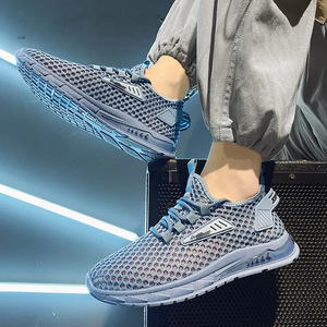 Sandales d'été personnalisées pour hommes avec logo, chaussures décontractées respirantes à semelle souple, baskets pour hommes - Product Image 2