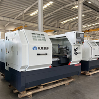 Tour horizontal CNC de taille moyenne, optimisé pour le travail des métaux des machines générales