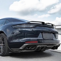 Diffuseur arrière en fibre de carbone sèche préimprégnée brillante pour Porsche Panamera GTS S 971 2017-2023