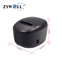 Impresora Térmica de Recibos Personalizada de 80 mm, USB, Serial, LAN, Wifi, sin Tinta, Impresora Térmica de Tickets Pequeña