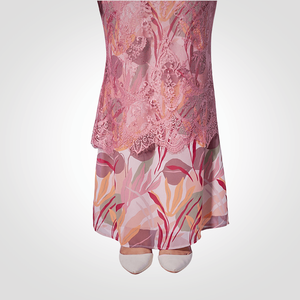 SIPO moderne Baju Kurung modeste Eid Baju Raya Malaisie Musulmane Perempuan robe en mousseline de soie avec dentelle ample sirène jupe doublure - Product Image 4