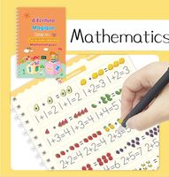 Enfants éducatif français calligraphie réutilisable dessin écriture manuscrite Alphabet lettre magique pratique livre magique cahiers avec stylo