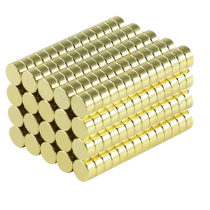 고성능 금도금 라운드 네오디뮴 자석 산업 및 전자 제품 사용을 위한 맞춤형 크기 - Product Image 1