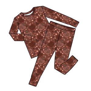 Conjuntos de Ropa Lavables de Poliéster/Algodón con Estampado Personalizado para Niñas, Manga Larga y Pantalón Largo, Marca FANCY MONKEY, Venta al Por Mayor - Product Image 5
