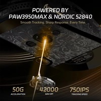 Attack Shark R11 Ultra Carbon Fiber 8k PAW3950MAX Mouse Gaming Nirkabel 20000 FPS Static Scan Rate 49g Ultra USB/Type-C