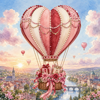 Kit de peinture au diamant à faire soi-même, paysage floral, style classique, décoration murale pour la maison, cadeau