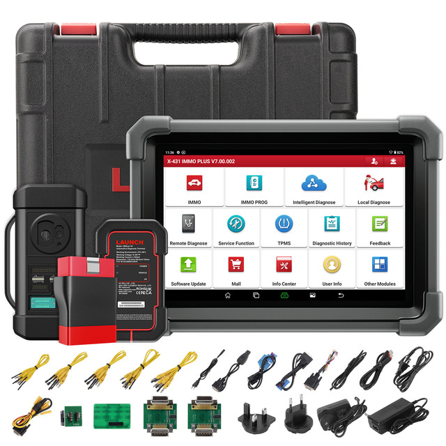 LAUNCH X431 IMMO PLUS Key Programming Tool With X-PROG3 Key Programmer All System Car Diagnostic OBD2 Scanner 2 Year Free