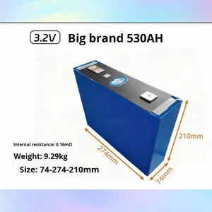Big Brand 530Ah Lithium Iron Phosphate Large Single Cell Lithium <b>Battery</b> 3.2V 12V 48V Vehicles <b>Battery</b> Pack -20C 50C - Product Image 2