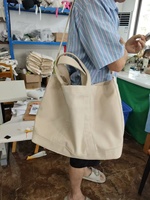 LILALILA Grand sac fourre-tout vierge avec logo personnalisé Sac fourre-tout en toile de grande taille Sac fourre-tout en toile écologique recyclé