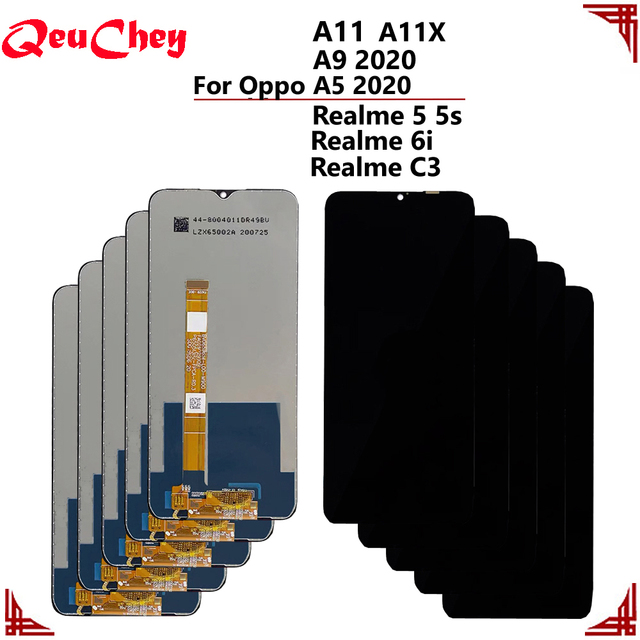 Wholesale for OPPO A5 2020 LCD Display A9 2020 Touch Screen A11 A11x Digitizer Assembly for Realme 5 5s 6i C3 Narzo 10A 20A