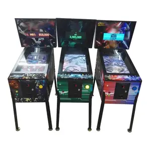 Máquina de tiro de mesa de Pinball Virtual, máquina de juego Expendedora de Pinball, plegable, 3d, 2 pantallas