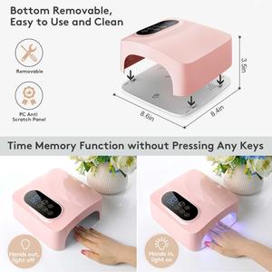 Lampe UV de luxe personnalisée 72W pour séchage rapide du vernis à ongles classique, prise Guangdong pour alimentation US - Product Image 3