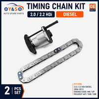 Kit Rantai Timing Baru OE LR000663 Cocok untuk Peugeot 308 407 508 2.0L HDi DW10 DW12 GP MK Mesin Diesel Suku Cadang Perbaikan