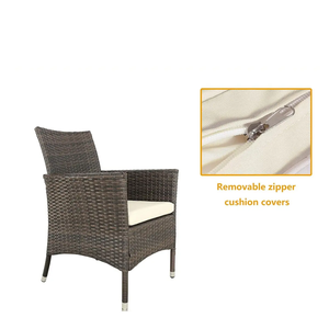 Lot <span class=keywords><strong>de</strong></span> 4 canapés <span class=keywords><strong>de</strong></span> conversation en plastique avec coussins pour patio, <span class=keywords><strong>jardin</strong></span> et cour. - Product Image 5