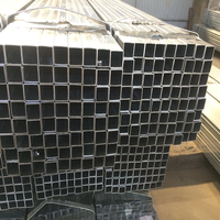 Tube carré à prix avantageux 30*30*1.5, en stock, galvanisé, laminé à chaud, en acier au carbone rectangulaire, revêtement zinc 99,9%, résistant à la rouille
