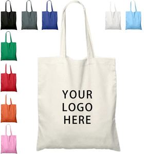 Sacs fourre-tout en coton en gros, épais et réutilisables pour le bricolage, les courses et les cadeaux - Product Image 1