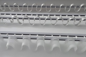 Bệnh viện <span class=keywords><strong>s</strong></span>-loại thẳng Rèm trượt RUNNERS <span class=keywords><strong>c</strong></span>ơ giới gợn <span class=keywords><strong>s</strong></span>óng gấp cong Rèm điện tàu <span class=keywords><strong>s</strong></span>ân bay - Product Image 5