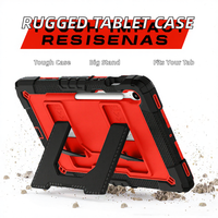 Vente en gros de coques de tablette robustes en silicone WESOROL série C5 avec un grand support pour Tab S9 FE 10,9 pouces