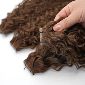 <span class=keywords><strong>Capelli</strong></span> Umani Remy Vietnamiti per Extension a Doppia Trama, Cucitura e Tessitura, Qualità Professionale, Tutti i Colori Personalizzabili EA - Product Image 1