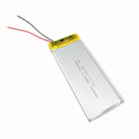Pochette ultra-fine pour batterie Li-polymère CEL 253477 3.7V 800mAh, haute densité énergétique, PCM, 800 cycles, charge/décharge 1C