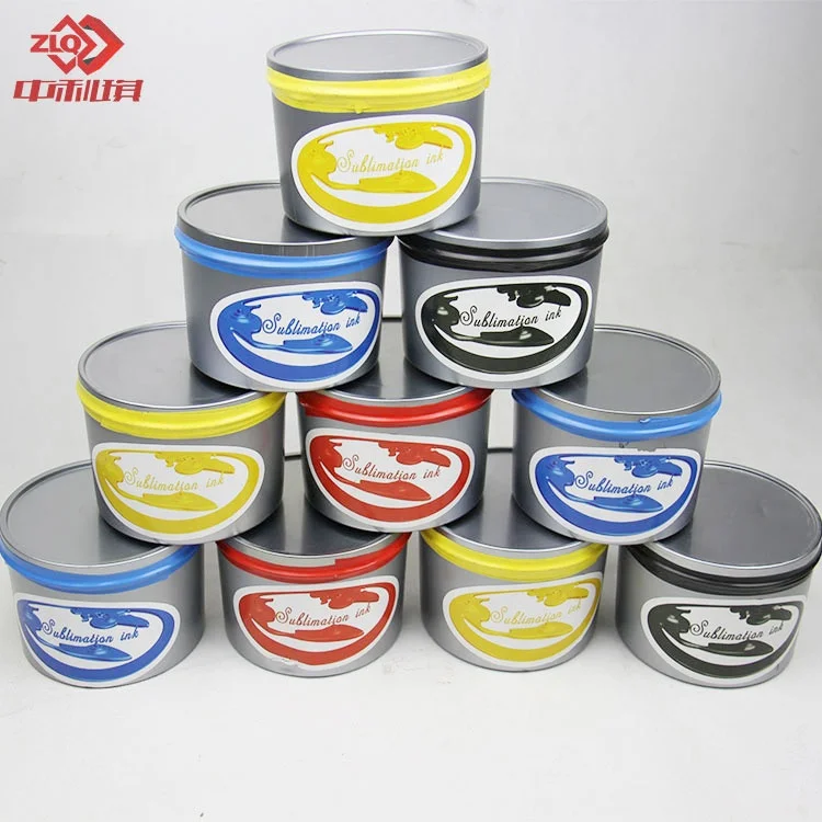 China Factory Four-color sublimation offset ink for polyester heat transfer printing