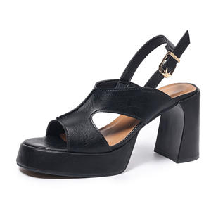 Belted Ankle Strap Flip Flops for Women Summer Versatile Style Single Strap Slim High <b>Heel</b> Pointed <b>Toe</b> Sandals - Product Image 1