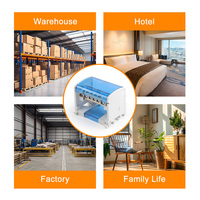 Boîtier de distribution universel DIY GO pour rail DIN UK125A, boîte de jonction électrique UKK 2 entrées et plus de sorties, connecteur de câblage universel